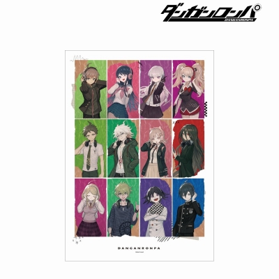 【アルマビアンカ】ダンガンロンパシリーズ lackさんイラスト 集合 ヘッドフォンver. A3マット加工ポスター