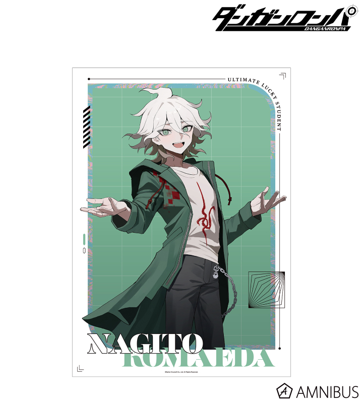 【アルマビアンカ】ダンガンロンパシリーズ 描き起こし 狛枝凪斗 Art by さくしゃ2 A3マット加工ポスター