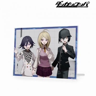 【アルマビアンカ】ダンガンロンパシリーズ 描き起こし 赤松楓＆王馬小吉＆最原終一 Art by さくしゃ2 A5アクリルパネル