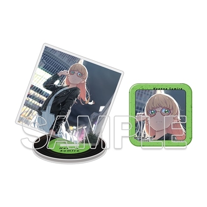 【KADOKAWA】『ラブライブ！スーパースター！！』ましかくアクリルプレート＆缶バッジセット ～Behind the ”Aspire”～ 平安名 すみれ