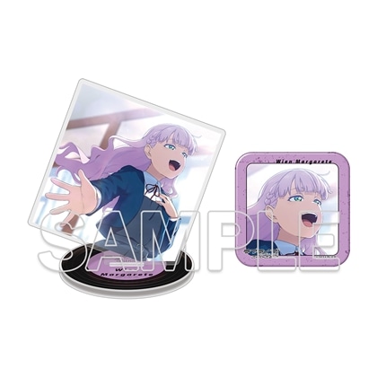【KADOKAWA】『ラブライブ！スーパースター！！』ましかくアクリルプレート＆缶バッジセット ～Behind the ”Aspire”～ ウィーン・マルガレーテ