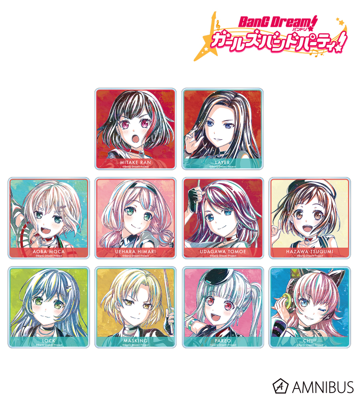【アルマビアンカ】バンドリ！ ガールズバンドパーティ！ トレーディング Ani-Art 第5弾 アクリルコースター ver.B 1BOX入数：10