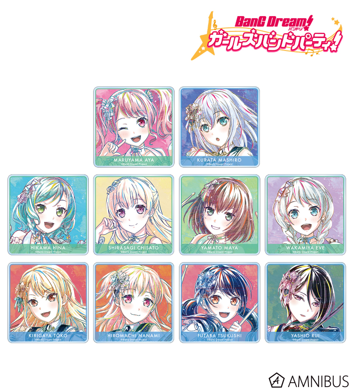 【アルマビアンカ】バンドリ！ ガールズバンドパーティ！ トレーディング Ani-Art 第5弾 アクリルコースター ver.C 1BOX入数：10
