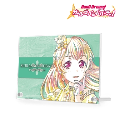【アルマビアンカ】バンドリ！ ガールズバンドパーティ！ 白鷺 千聖 Ani-Art 第4弾 ダブルアクリルパネル