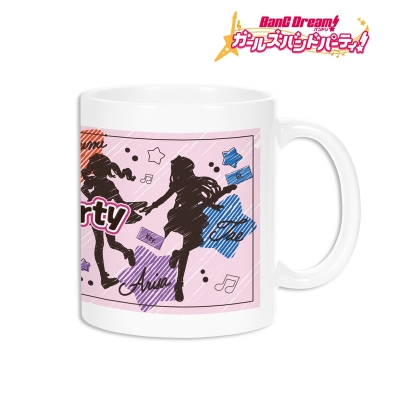 【アルマビアンカ】バンドリ！ ガールズバンドパーティ！ Poppin'Party Ani-Sketch マグカップ