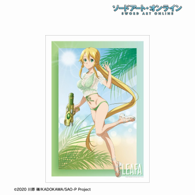 【アルマビアンカ】ソードアート・オンライン 描き下ろし リーファ ウォーターガンバトルver. A3マット加工ポスター