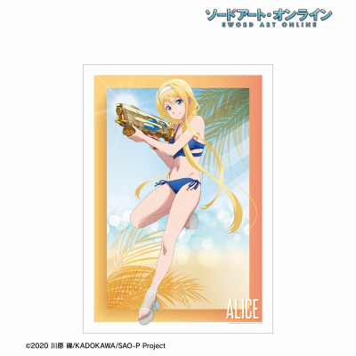 【アルマビアンカ】ソードアート・オンライン 描き下ろし アリス ウォーターガンバトルver. A3マット加工ポスター