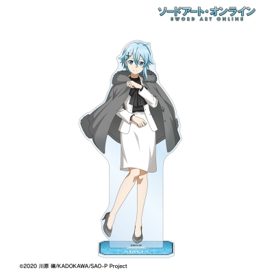 【アルマビアンカ】ソードアート・オンライン 描き下ろし シノン 毛皮コート×スーツver. BIGアクリルスタンド