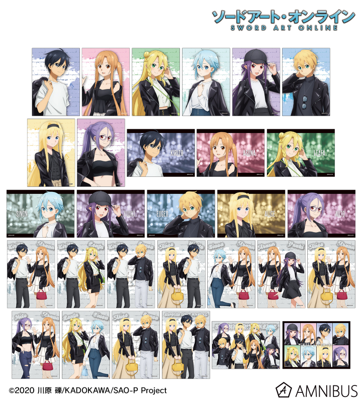 【アルマビアンカ】ソードアート・オンライン 描き下ろし ライダースジャケットver. トレーディングブロマイド 1BOX入数：29