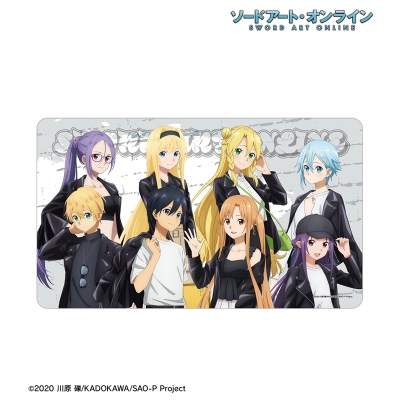 【アルマビアンカ】ソードアート・オンライン 描き下ろし 集合 ライダースジャケットver. マルチデスクマット