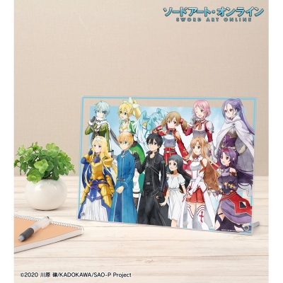 【アルマビアンカ】ソードアート・オンライン 描き下ろし 集合 歩みver. A4アクリルパネル