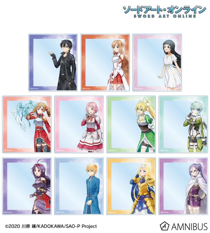 【アルマビアンカ】ソードアート・オンライン 描き下ろし 歩みver. トレーディングアクリルカード 1BOX入数：11