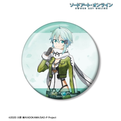 【アルマビアンカ】ソードアート・オンライン 描き下ろし シノン 歩みver. 100mm缶バッジ