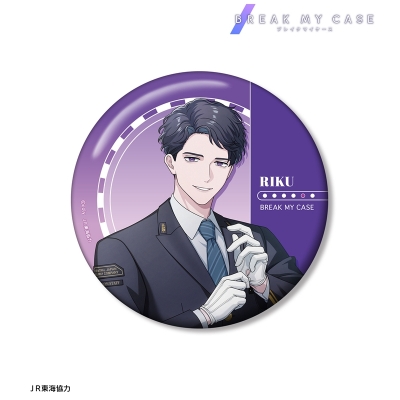 【アルマビアンカ】ブレイクマイケース 描き下ろし 立科吏来 駅員ver. 100mm缶バッジ