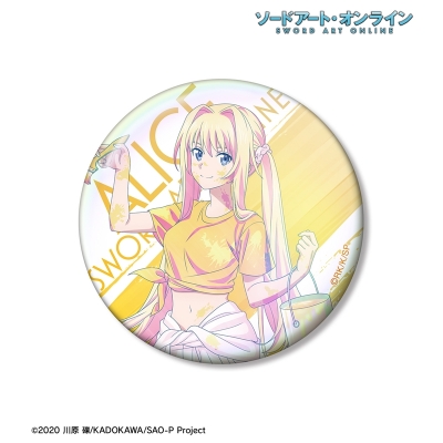 【アルマビアンカ】ソードアート・オンライン 描き下ろし アリス ペイントスタイルver. Ani-Art clear label 第2弾 75mmオーロラ缶バッジ