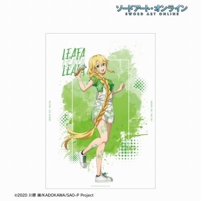 【アルマビアンカ】ソードアート・オンライン 描き下ろし リーファ ペイントスタイルver. A3マット加工ポスター