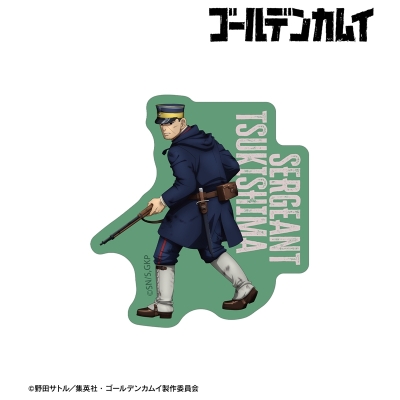 【アルマビアンカ】TVアニメ『ゴールデンカムイ』 描き下ろし 月島軍曹 戦う背中ver. ダイカットステッカー