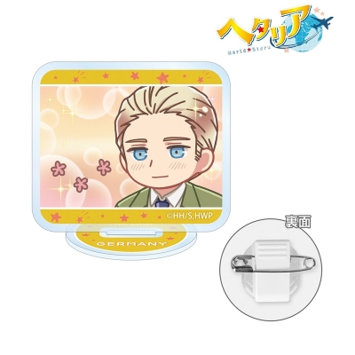 【アルマビアンカ】アニメ「ヘタリア World★Stars」 ドイツ ゆるコマ アクリルスタンドマルチバッジ