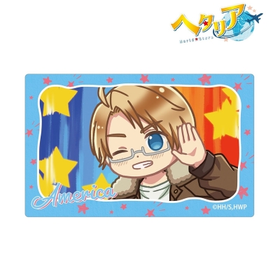 【アルマビアンカ】アニメ「ヘタリア World★Stars」 アメリカ ゆるコマ カードステッカー