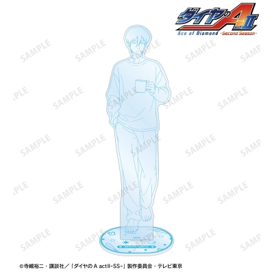 【アルマビアンカ】TVアニメ『ダイヤのA actII -Second Season-』 描き下ろし 降谷 暁 朝の支度・線画ver. 特大アクリルスタンド