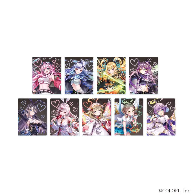【A3】アクリルカード「白猫プロジェクト」07/ブラインド(全9種)(公式イラスト) 1BOX入数：9