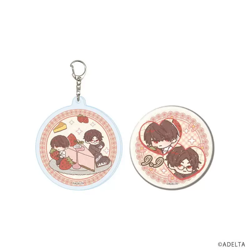 【A3】アクリルキーホルダー＆缶バッジセット「大穢」03/大崎×青海 2026(グラフアートイラスト)