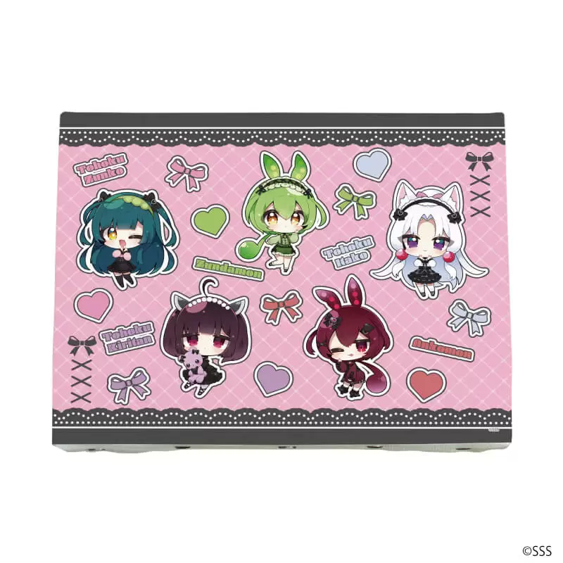 【A3】キャンバスボード「東北ずん子・ずんだもんプロジェクト」01/集合デザイン(ミニキャライラスト)