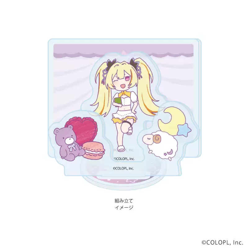 【A3】アクリルスタンドプレート「白猫プロジェクト」03/ビスケッタ ゆめカワイイver.(グラフアートイラスト)