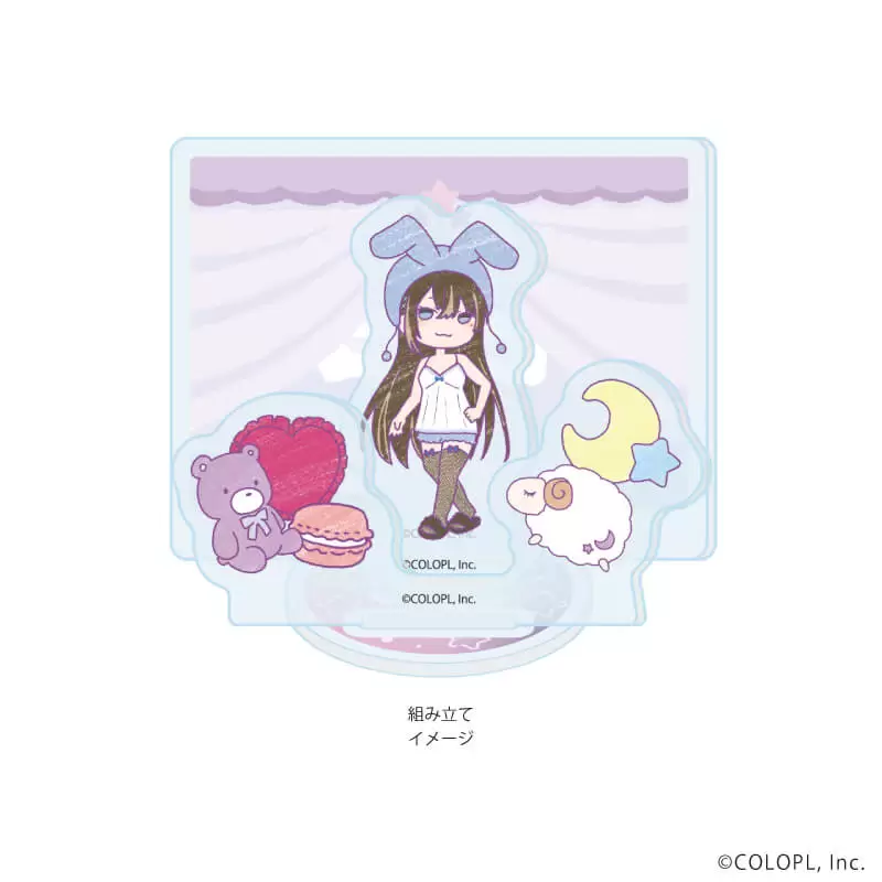 【A3】アクリルスタンドプレート「白猫プロジェクト」05/ユノス ゆめカワイイver.(グラフアートイラスト)