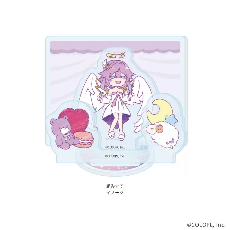 【A3】アクリルスタンドプレート「白猫プロジェクト」09/ルカ ゆめカワイイver.(グラフアートイラスト)