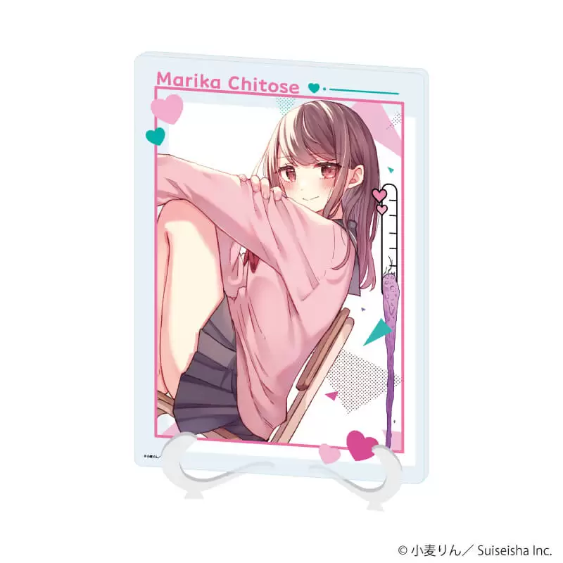 【A3】アクリルアートボード(A5サイズ)「茉莉花ちゃんの好感度はぶっ壊れている」01/千歳茉莉花(公式イラスト)