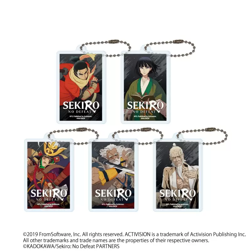 【A3】アクリルキーホルダー「SEKIRO： NO DEFEAT」01/ブラインド(全5種)(公式イラスト) 1BOX入数：5