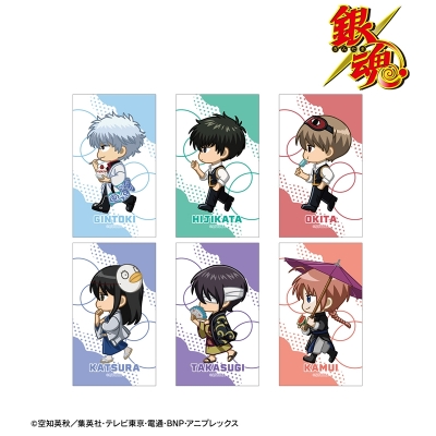 【アルマビアンカ】銀魂 ちびとこ 夏の歩みver. イラストシート6枚セット