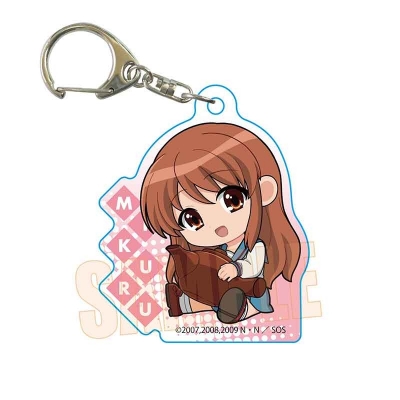 【ベルハウス】ぎゅぎゅっとアクリルキーホルダー 涼宮ハルヒの憂鬱/朝比奈 みくるA
