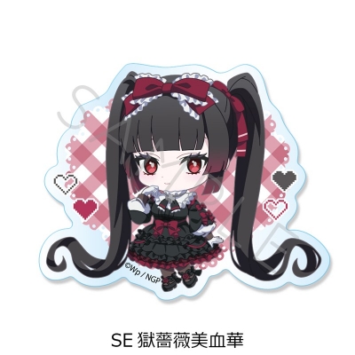 【シンクイノベーション】NEEDY GIRL OVERDOSE 第2弾 クリアカードステッカー SE 獄薔薇美血華