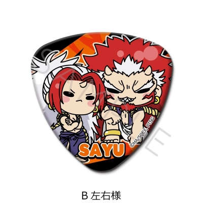 【シンクイノベーション】黄泉のツガイ 三角形缶バッジ B 左右様
