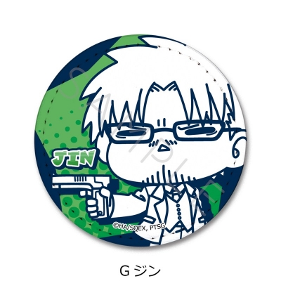 【シンクイノベーション】黄泉のツガイ レザーバッジ G ジン