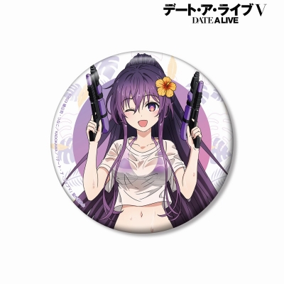 【アルマビアンカ】アニメ「デート・ア・ライブV」 描き下ろし 夜刀神十香 デート・ア・バカンスver. 100mm缶バッジ