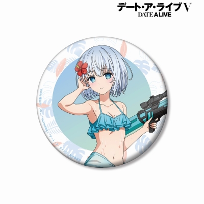 【アルマビアンカ】アニメ「デート・ア・ライブV」 描き下ろし 鳶一折紙 デート・ア・バカンスver. 100mm缶バッジ