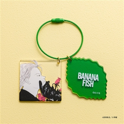 【KADOKAWA】BANANA FISH ダブルアクリルキーリング 5 アッシュC(リーフ)