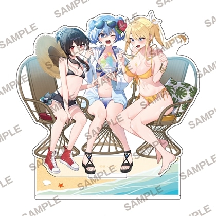 【KADOKAWA】『この素晴らしい世界に祝福を！』描き下ろしアクリルスタンド アクア＆めぐみん＆ダクネス
