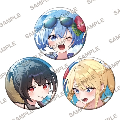 【KADOKAWA】『この素晴らしい世界に祝福を！』描き下ろし缶バッジ3個セット アクア＆めぐみん＆ダクネス