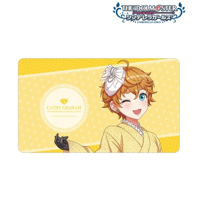 【アルマビアンカ】アイドルマスター シンデレラガールズ 描き下ろし キャシー・グラハム レース着物ver. マルチデスクマット