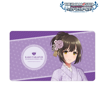 【アルマビアンカ】アイドルマスター シンデレラガールズ 描き下ろし 鷹富士茄子 レース着物ver. マルチデスクマット