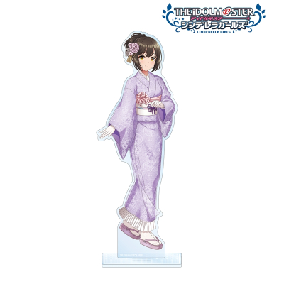 【アルマビアンカ】アイドルマスター シンデレラガールズ 描き下ろし 鷹富士茄子 レース着物ver. 特大アクリルスタンド