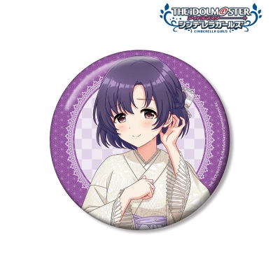 【アルマビアンカ】アイドルマスター シンデレラガールズ 描き下ろし 白菊ほたる レース着物ver. 100mm缶バッジ