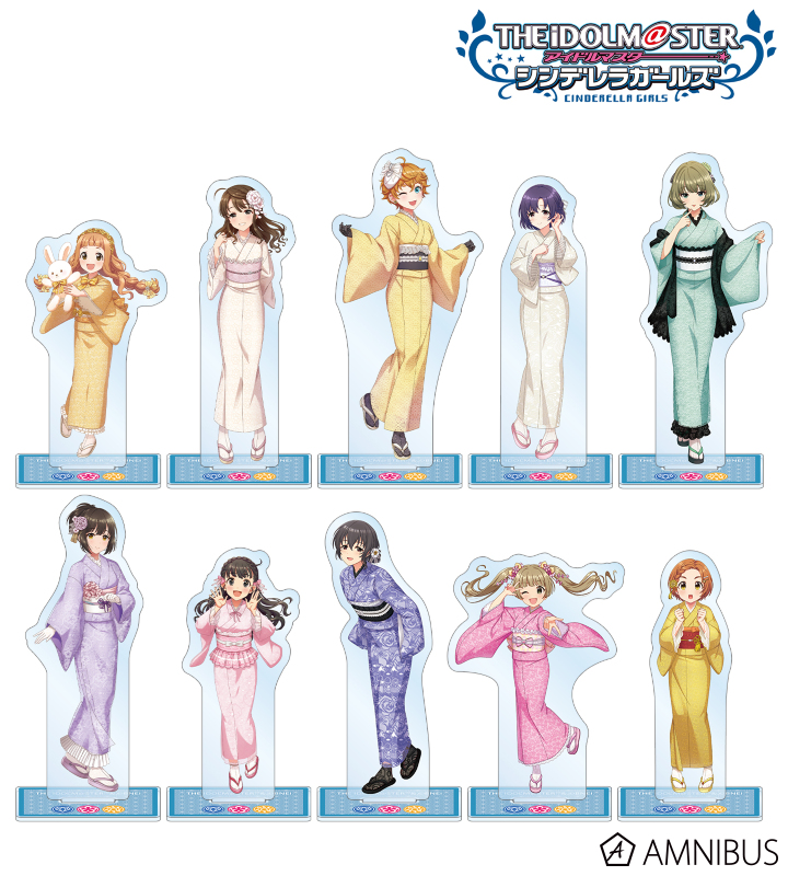【アルマビアンカ】アイドルマスター シンデレラガールズ 描き下ろし レース着物ver. トレーディングアクリルスタンド 1BOX入数：10