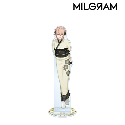 【アルマビアンカ】MILGRAM -ミルグラム- 描き下ろし ムウ レトロ和装ver. 特大アクリルスタンド