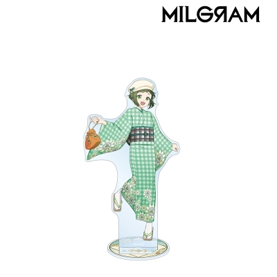 【アルマビアンカ】MILGRAM -ミルグラム- 描き下ろし アマネ レトロ和装ver. 特大アクリルスタンド