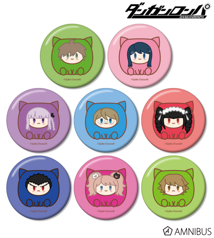 【アルマビアンカ】ダンガンロンパシリーズ トレーディング けもきゅーぶ 缶バッジ ver.A 1BOX入数：8